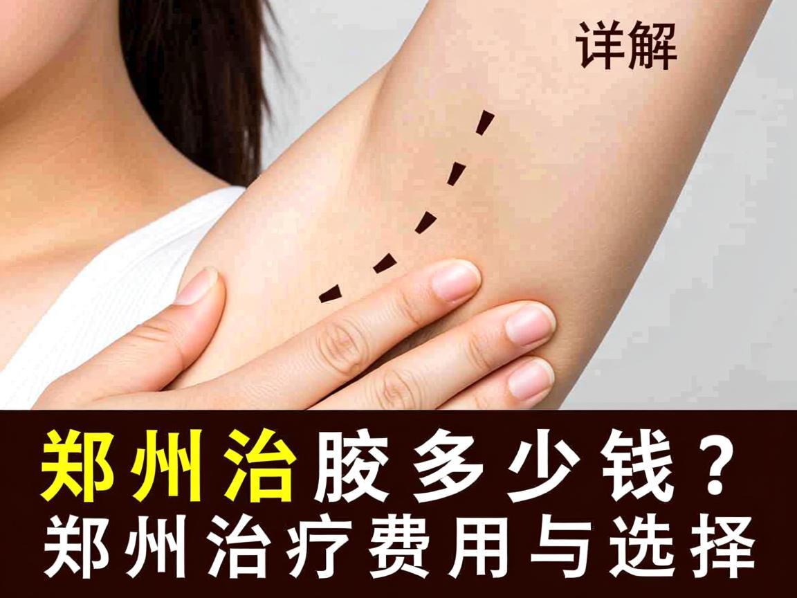 郑州治腋臭多少钱？详解郑州腋臭治疗费用与选择