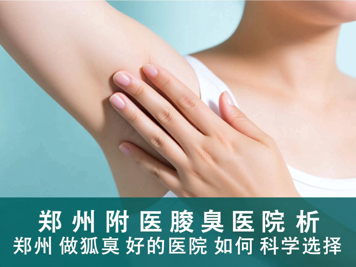 郑州附医腋臭医院解析，郑州做狐臭好的医院如何科学选择