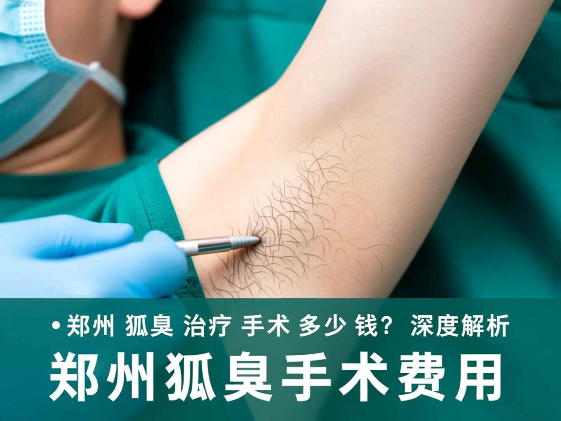郑州狐臭治疗手术多少钱？深度解析郑州狐臭手术费用