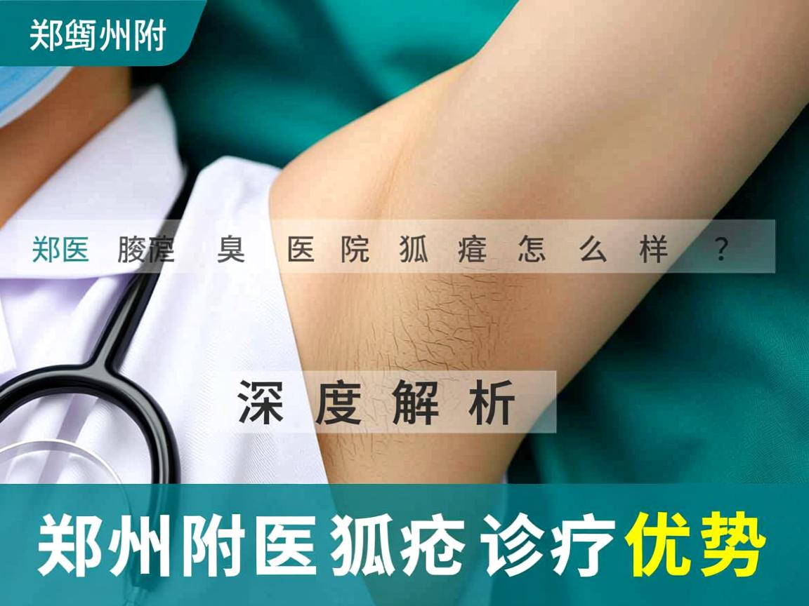 郑州附医腋臭医院治狐臭怎么样？深度解析郑州附医狐臭诊疗优势