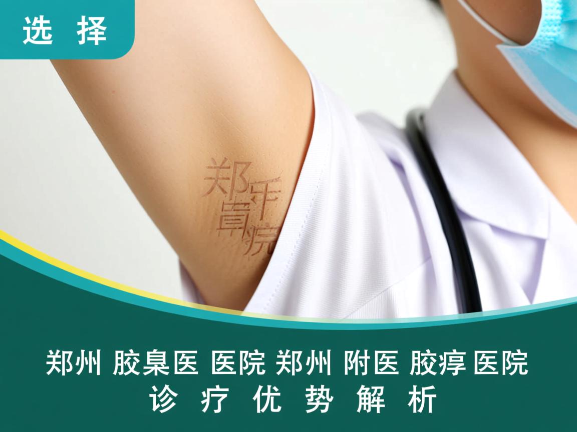 选择郑州腋臭医院，郑州附医腋臭医院的诊疗优势解析