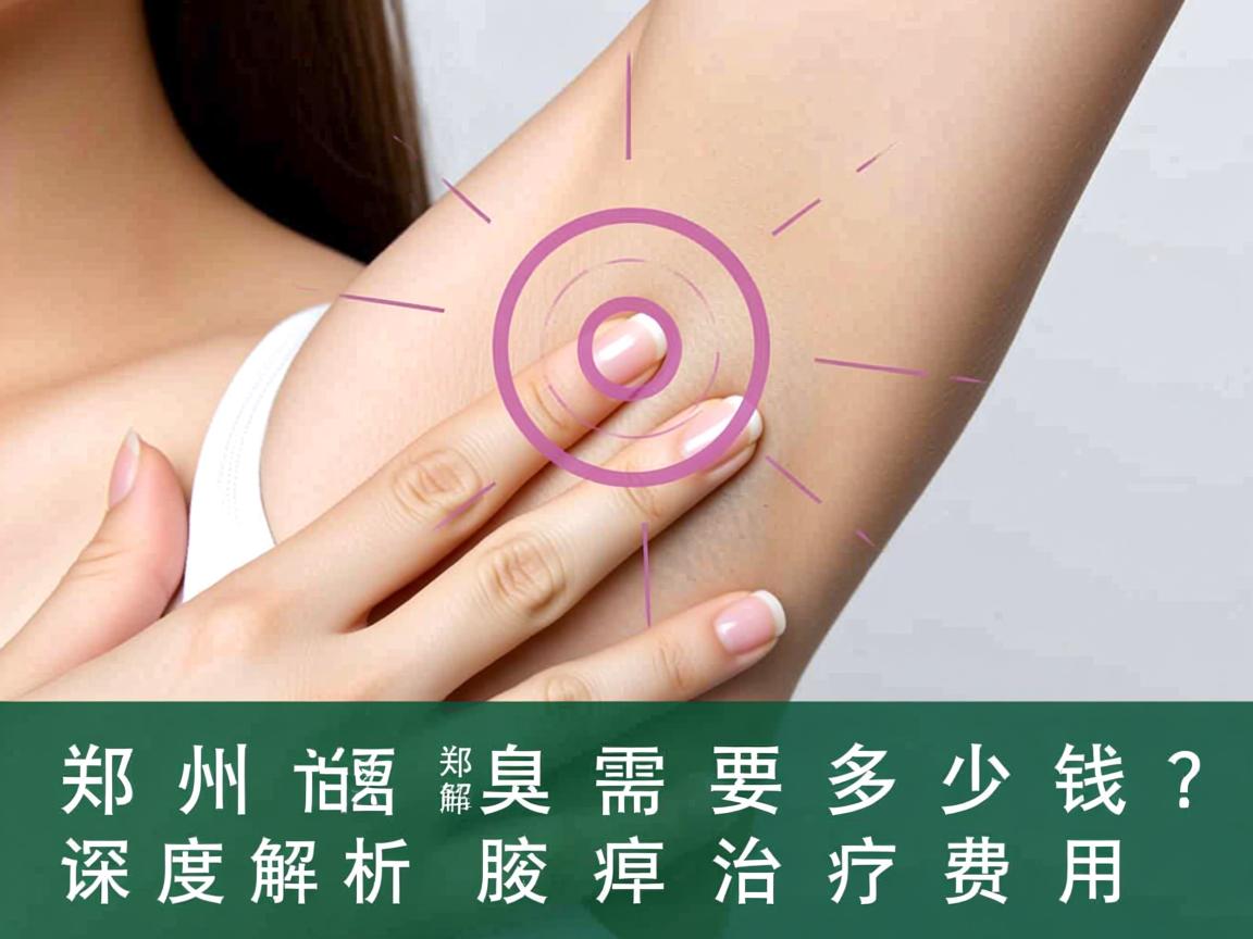 郑州治腋臭需要多少钱？深度解析郑州腋臭治疗费用