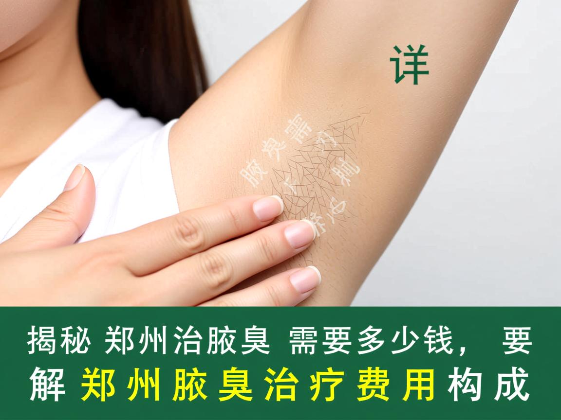 揭秘郑州治疗腋臭需要多少钱，详解郑州腋臭治疗费用构成
