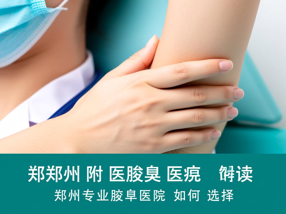 郑州附医腋臭医院解读，郑州专业腋臭医院如何选择