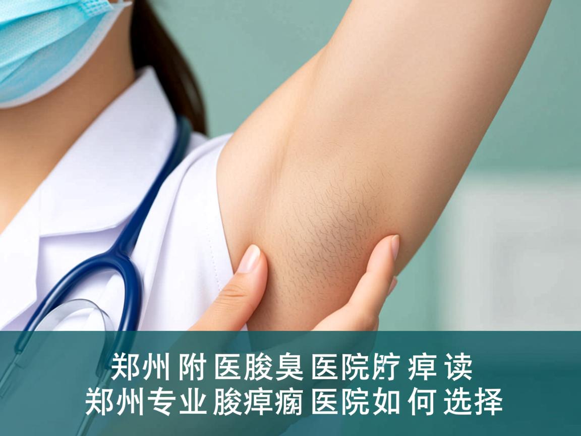 郑州附医腋臭医院解读，郑州专业腋臭医院如何选择