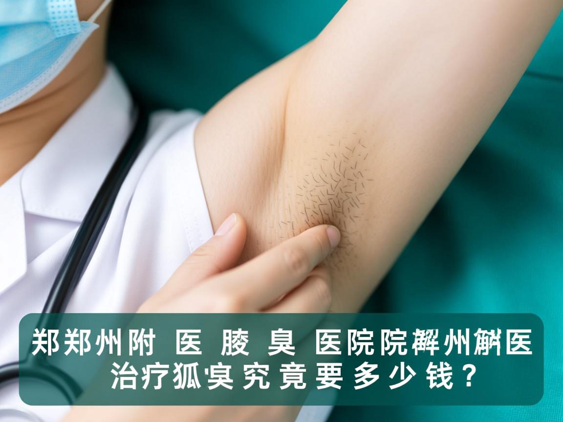 郑州附医腋臭医院解析，郑州附医治疗狐臭究竟要多少钱？