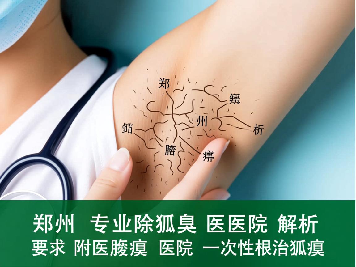 郑州专业除狐臭医院解析，郑州附医腋臭医院一次性根治狐臭