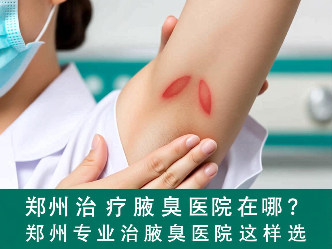 郑州治疗腋臭医院在哪？郑州专业治疗腋臭医院这样选