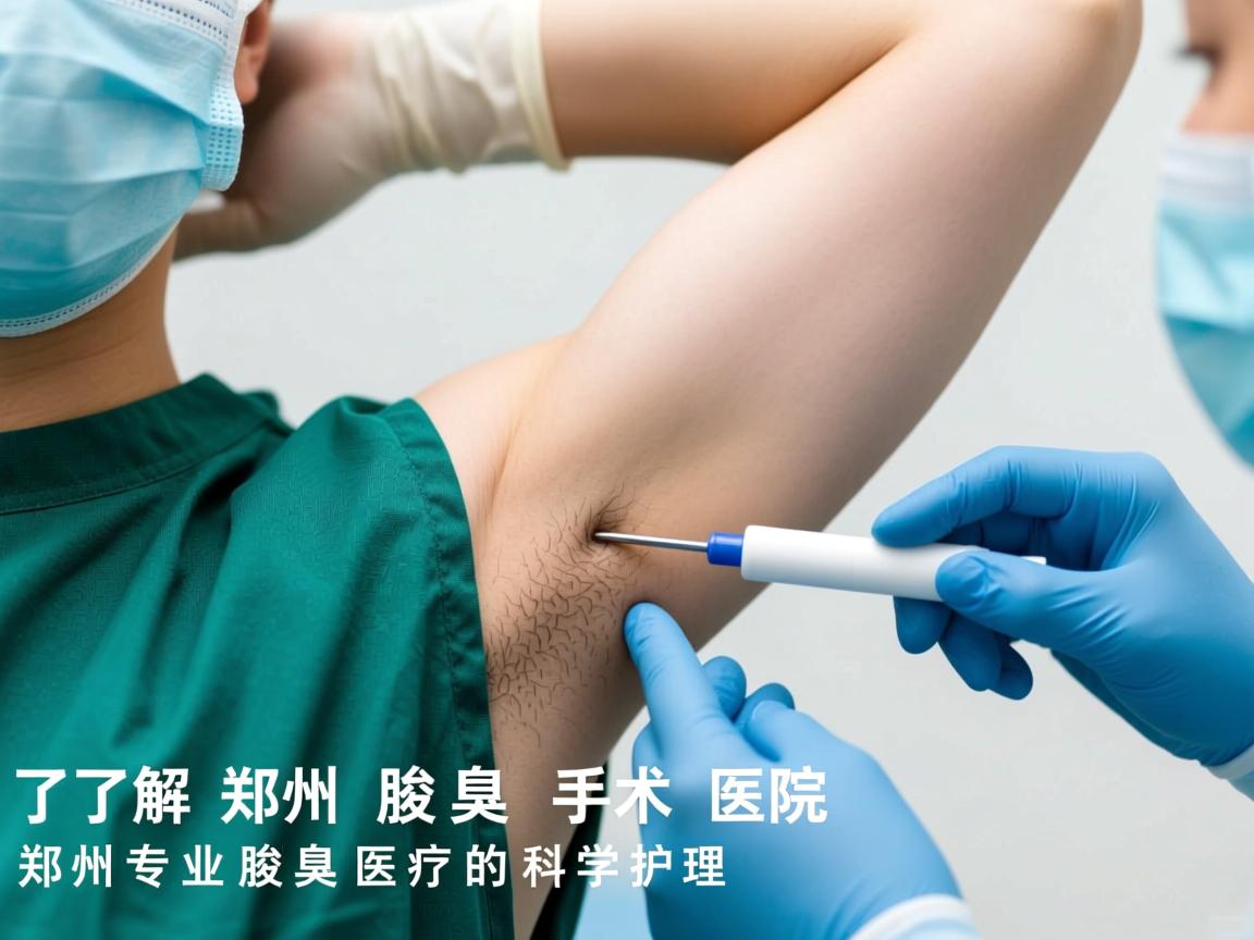 了解郑州腋臭手术医院，郑州专业腋臭医疗的科学护理