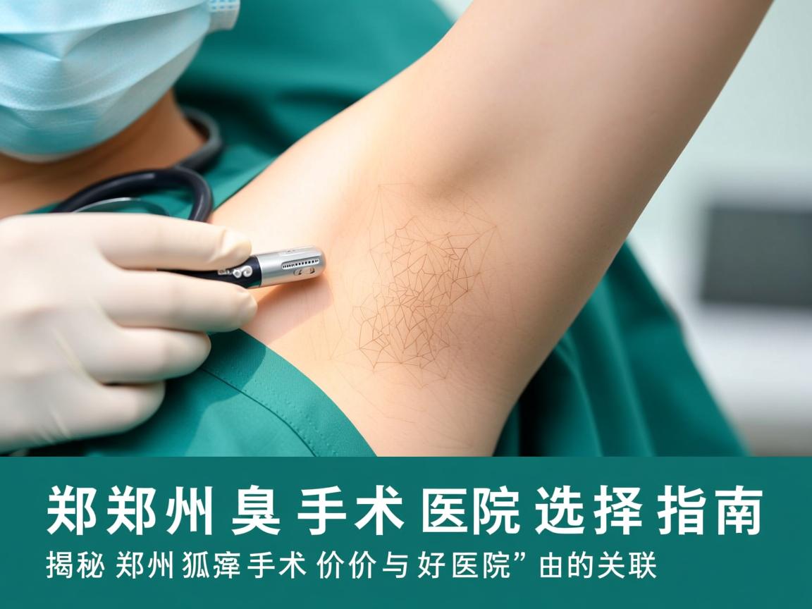 郑州狐臭手术医院选择指南，揭秘郑州狐臭手术价格与好医院的关联