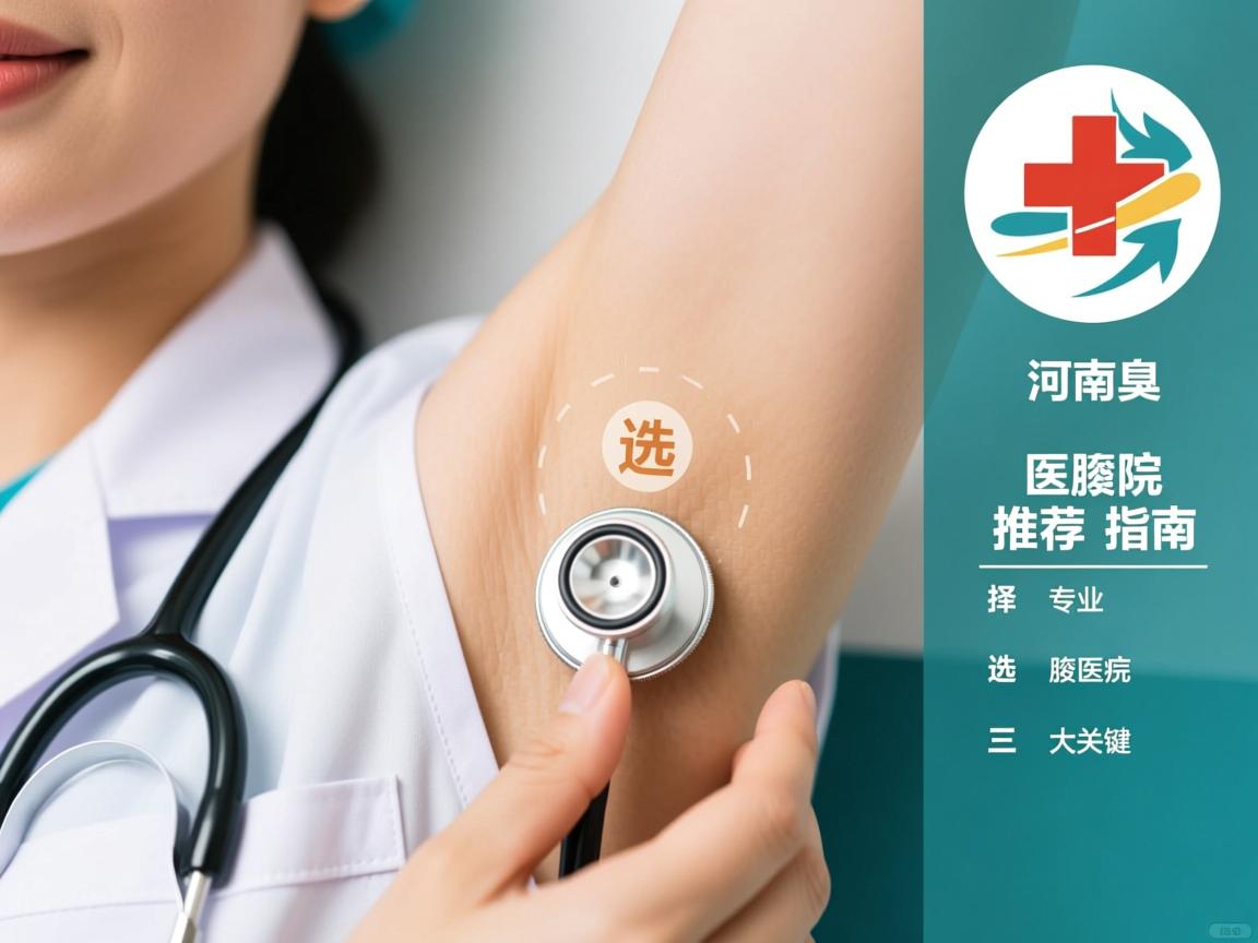 河南腋臭医院推荐指南，选择专业腋臭医院的三大关键