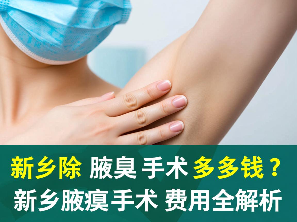 新乡除腋臭手术多少钱？新乡腋臭手术费用全解析