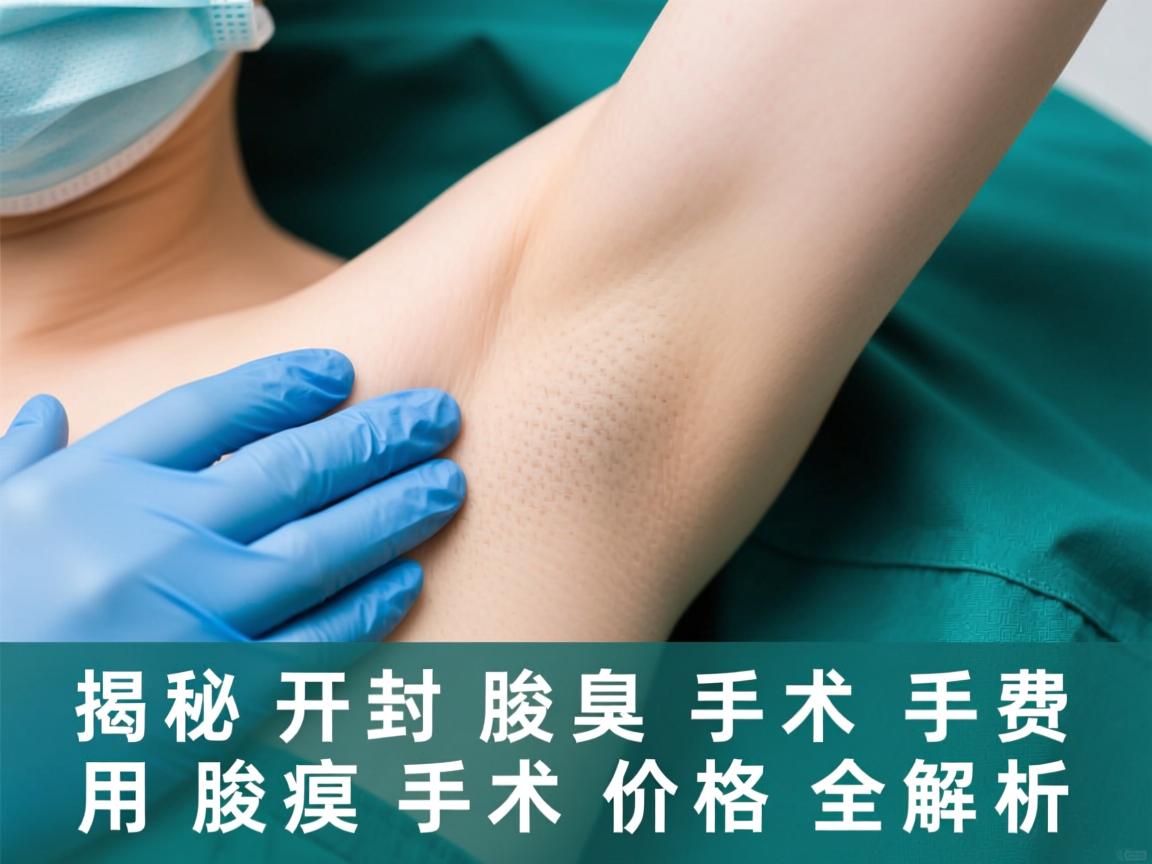揭秘开封腋臭手术费用，腋臭手术价格全解析