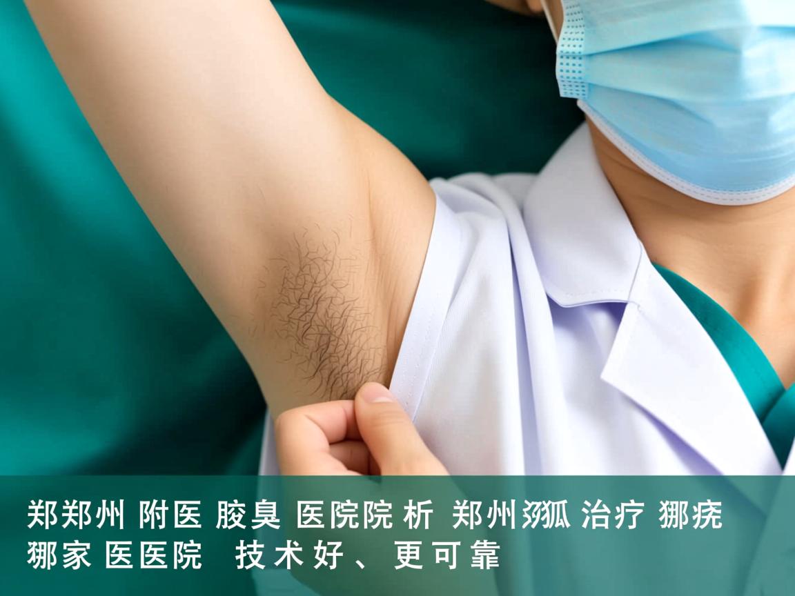 郑州附医腋臭医院解析，郑州治疗狐臭哪家医院技术好、更可靠