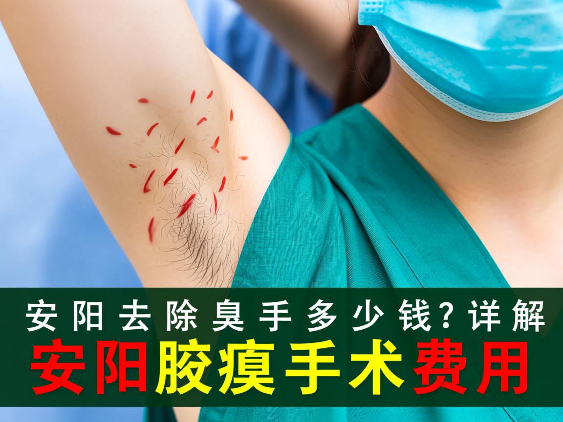 安阳去除腋臭手术多少钱？详解安阳腋臭手术费用