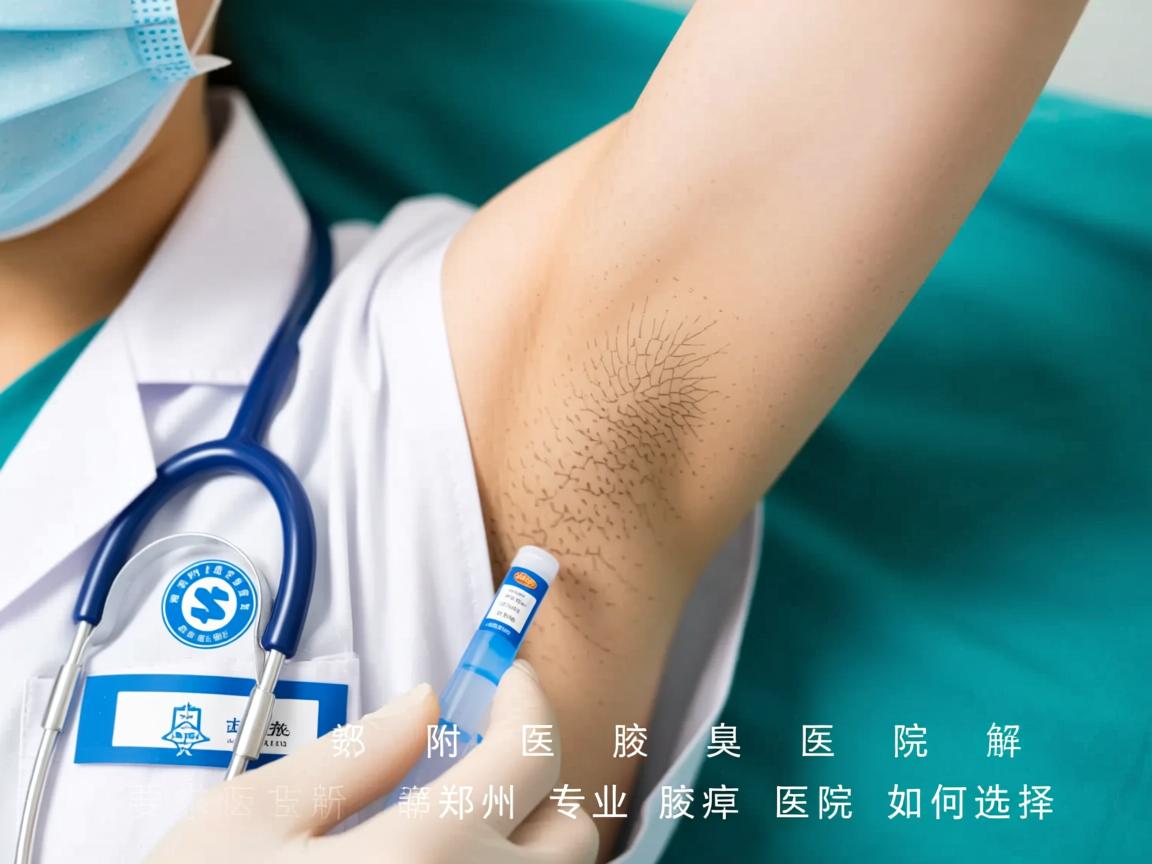 郑州附医腋臭医院解析，郑州专业腋臭医院如何选择