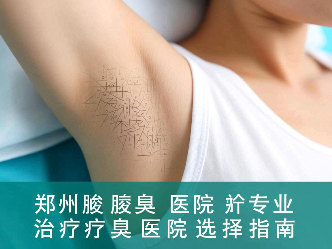 郑州腋臭医院专业解析，郑州专业治疗腋臭的医院选择指南