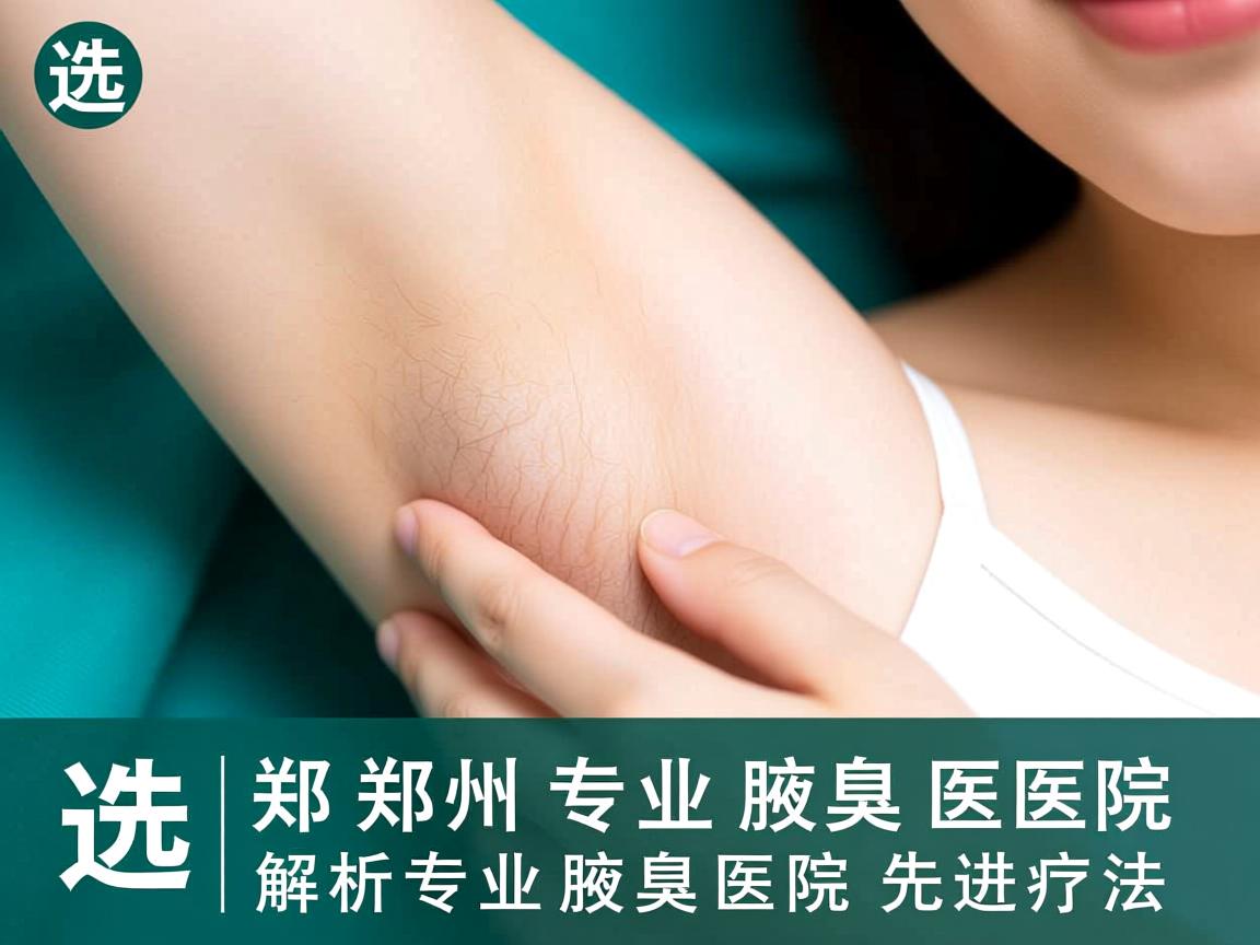 选择郑州专业腋臭医院，解析专业腋臭医院的先进疗法