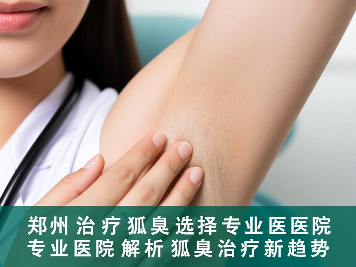 郑州治疗狐臭选择专业医院，专业医院解析狐臭治疗新趋势