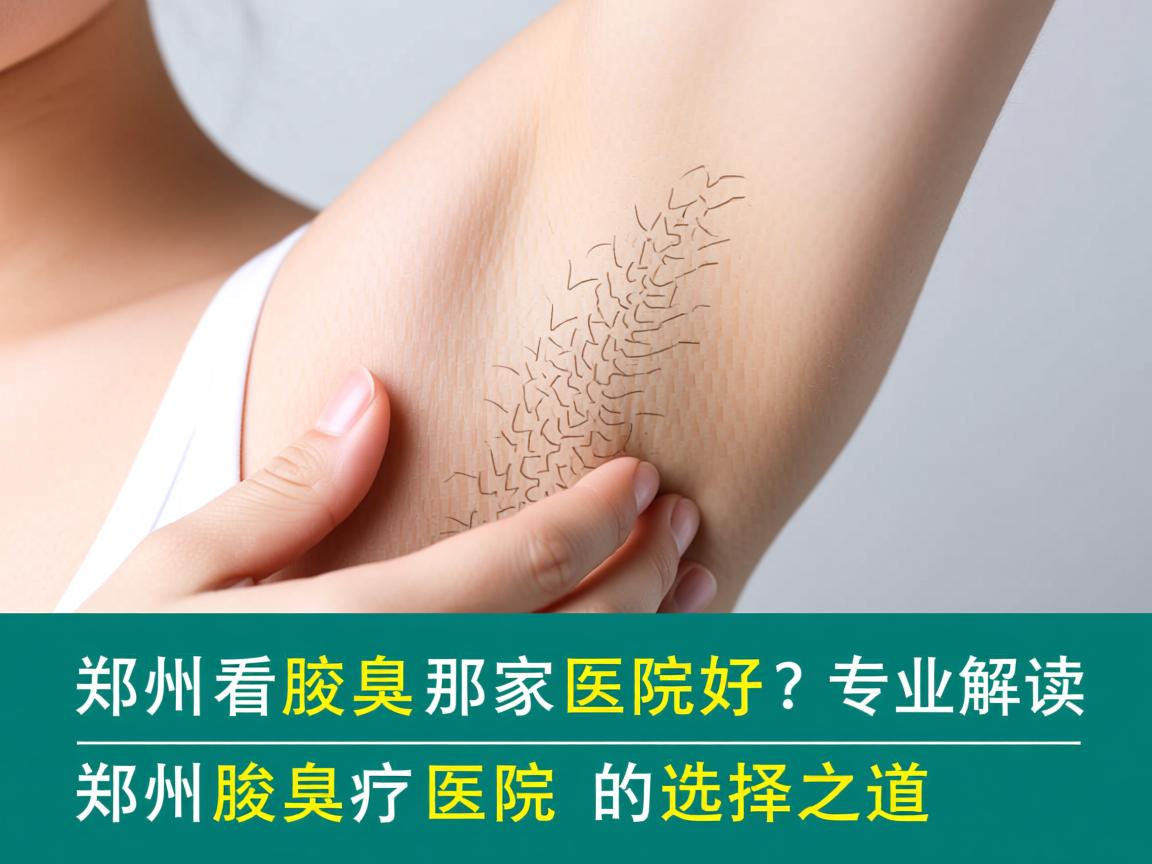 郑州看腋臭那家医院好？专业解读郑州腋臭医院的选择之道
