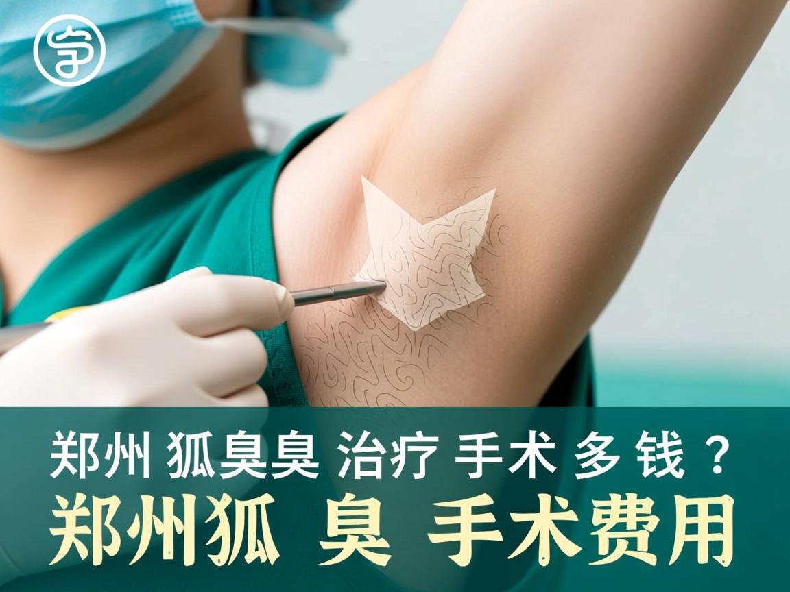 郑州狐臭治疗手术多少钱？详解郑州狐臭手术费用