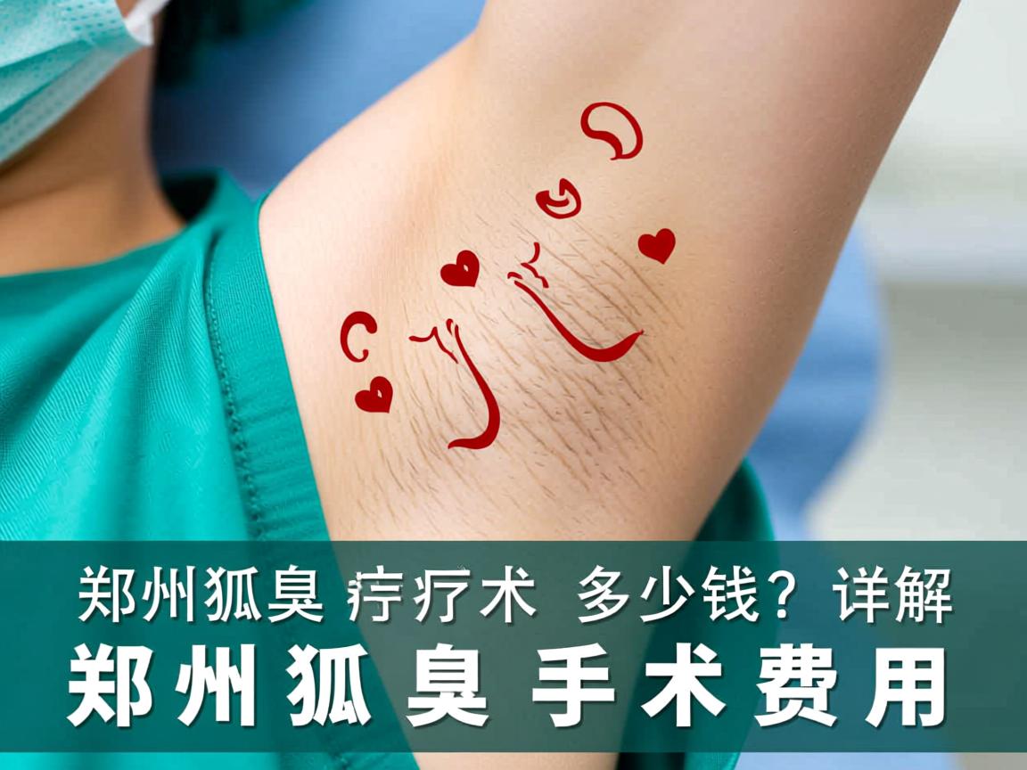 郑州狐臭治疗手术多少钱？详解郑州狐臭手术费用