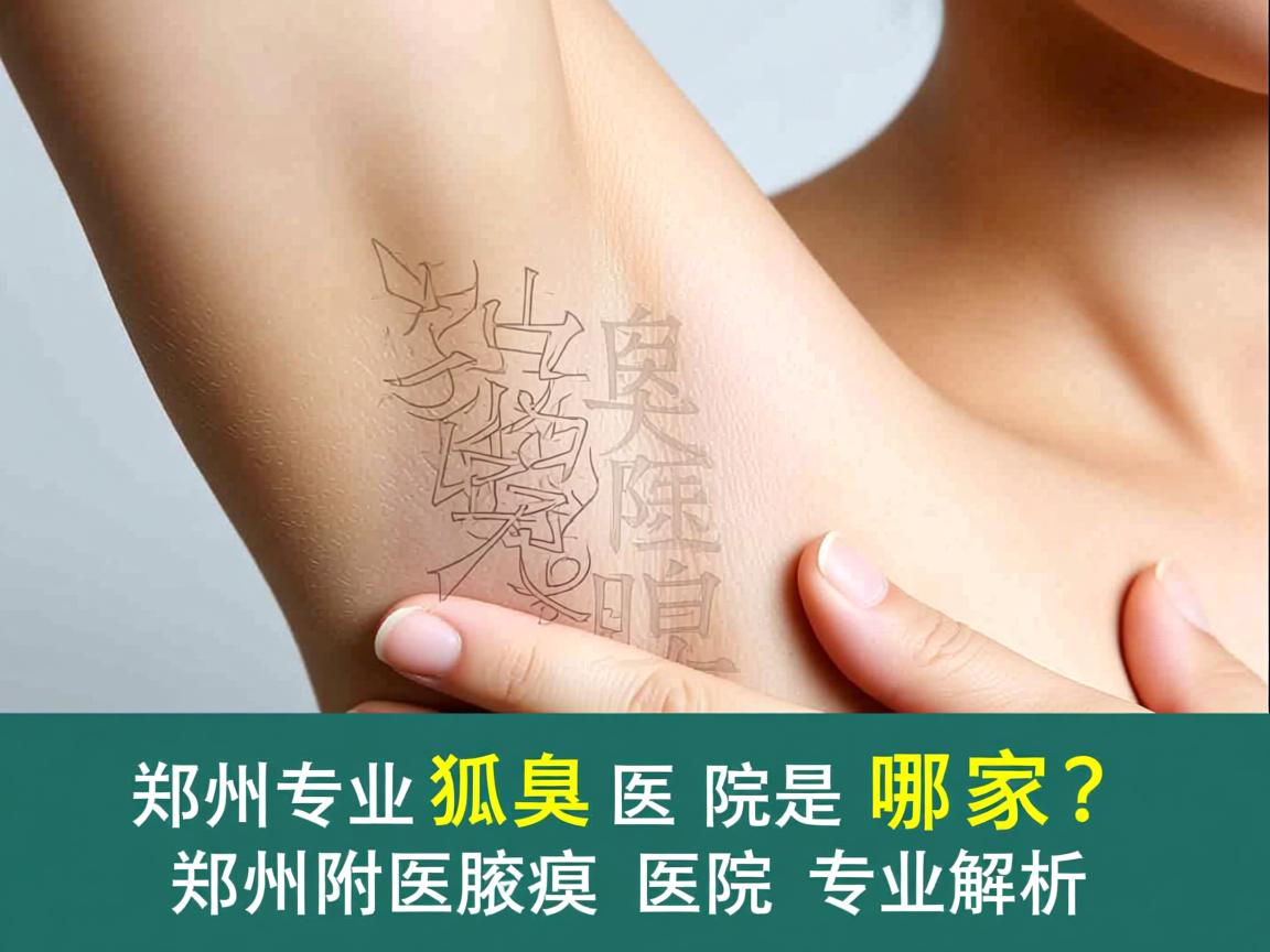 郑州专业狐臭医院是哪家？郑州附医腋臭医院专业解析