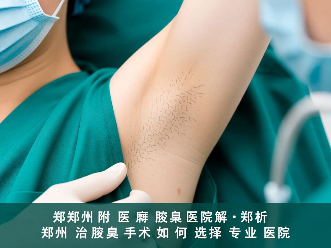 郑州附医腋臭医院解析，郑州治腋臭手术如何选择专业医院
