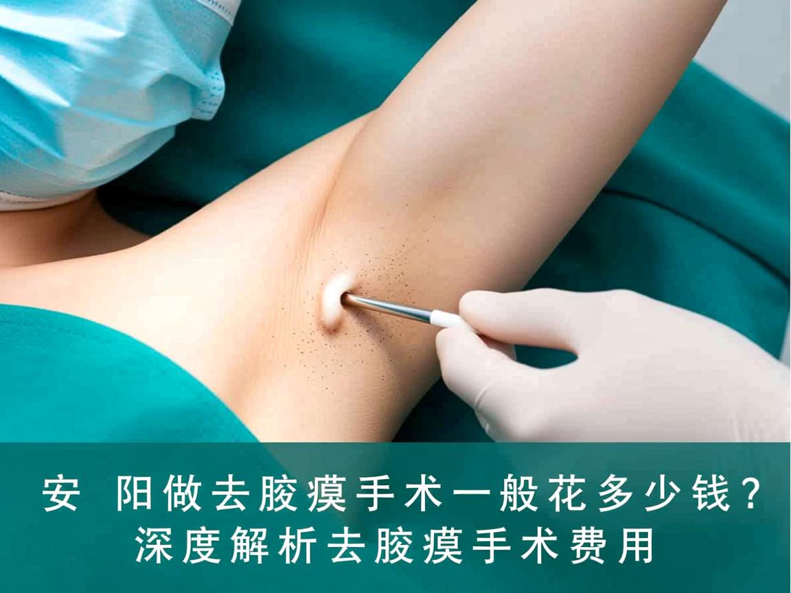 安阳做去腋臭手术一般花多少钱？深度解析去腋臭手术费用