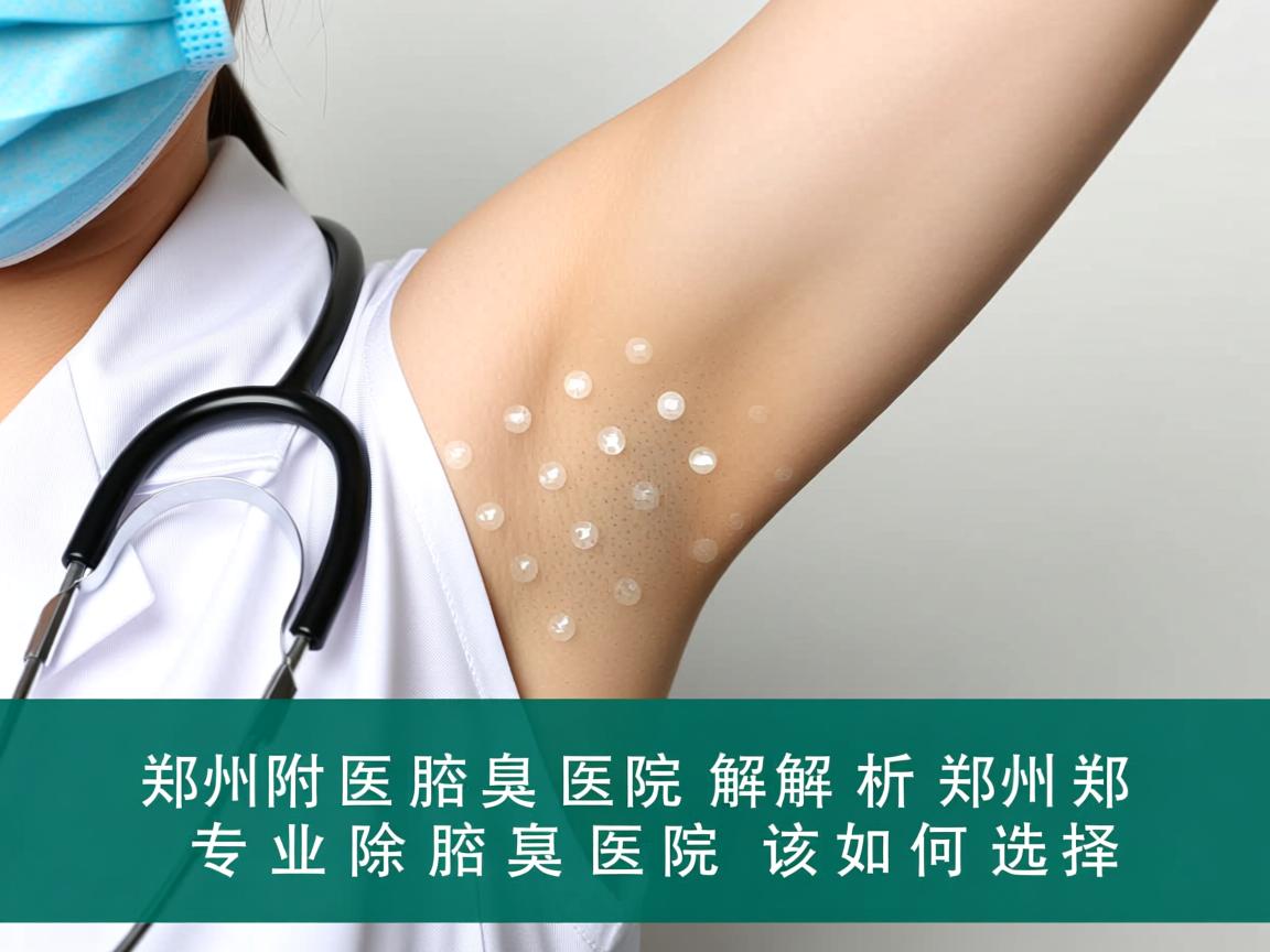 郑州附医腋臭医院解析，郑州专业除腋臭医院该如何选择