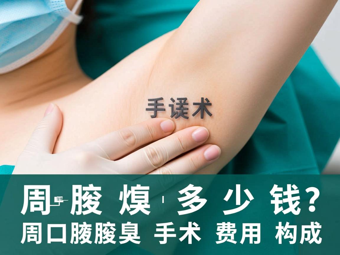 周口腋臭手术多少钱？详解周口腋臭手术费用构成