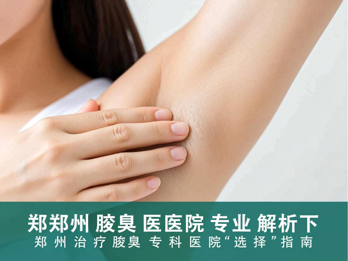 郑州腋臭医院专业解析，郑州治疗腋臭的专科医院选择指南