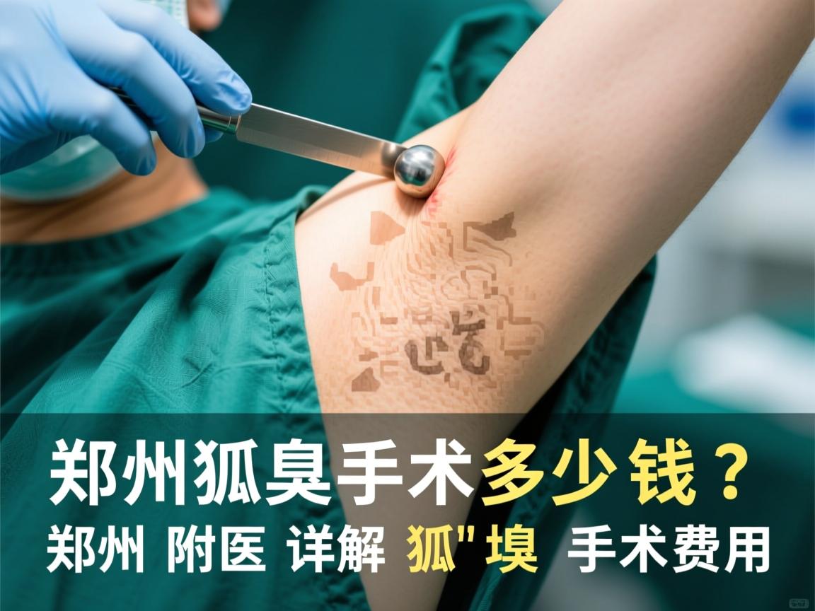 郑州狐臭手术多少钱？郑州附医详解狐臭手术费用