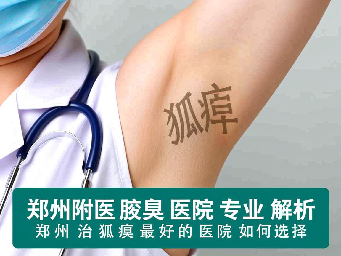 郑州附医腋臭医院专业解析，郑州治狐臭最好的医院如何选择