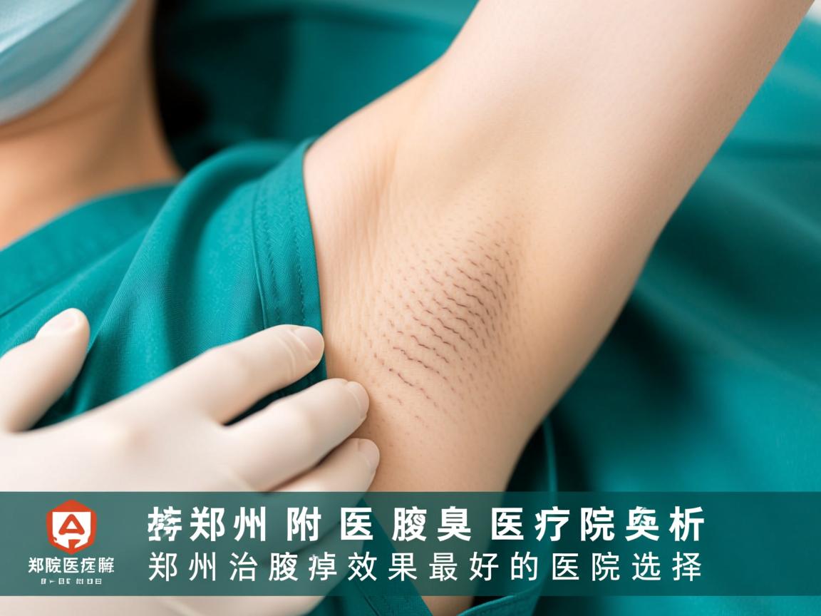 郑州附医腋臭医院解析，郑州治腋臭效果最好的医院选择