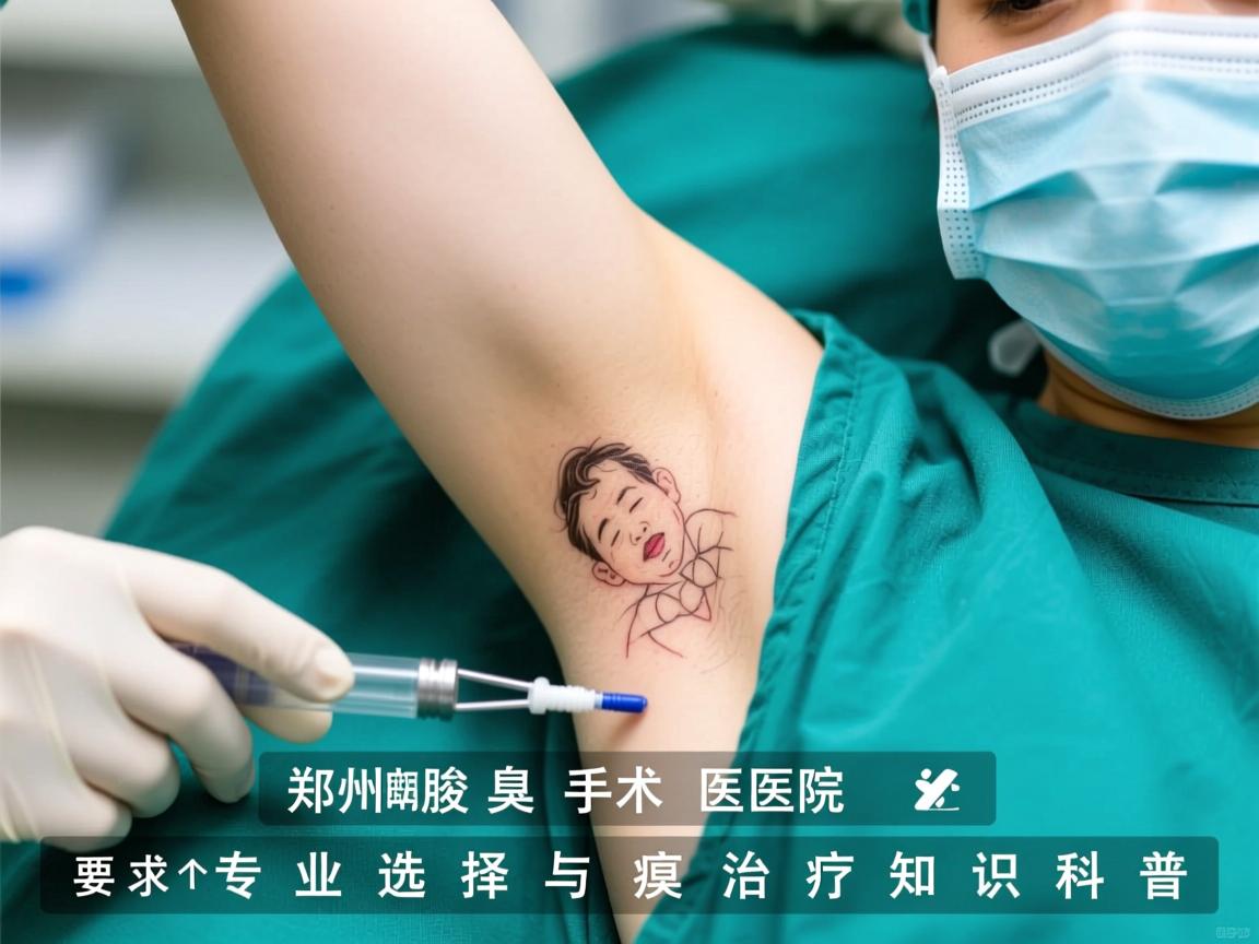 郑州腋臭手术医院解析，专业选择与腋臭治疗知识科普
