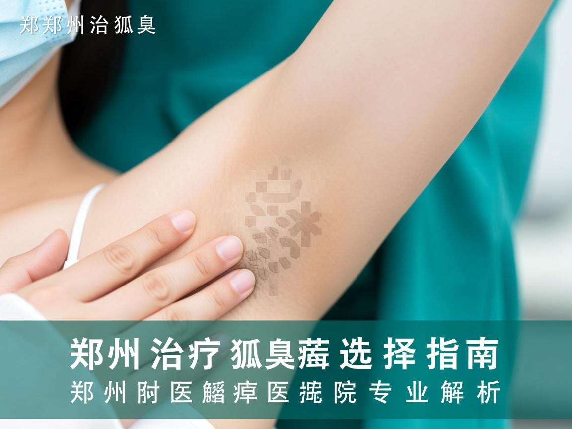 郑州治疗狐臭医院选择指南，郑州附医腋臭医院专业解析