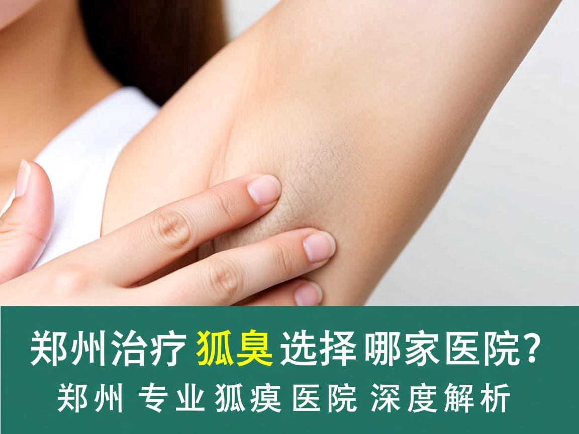 郑州治疗狐臭选择哪家医院？郑州专业狐臭医院深度解析