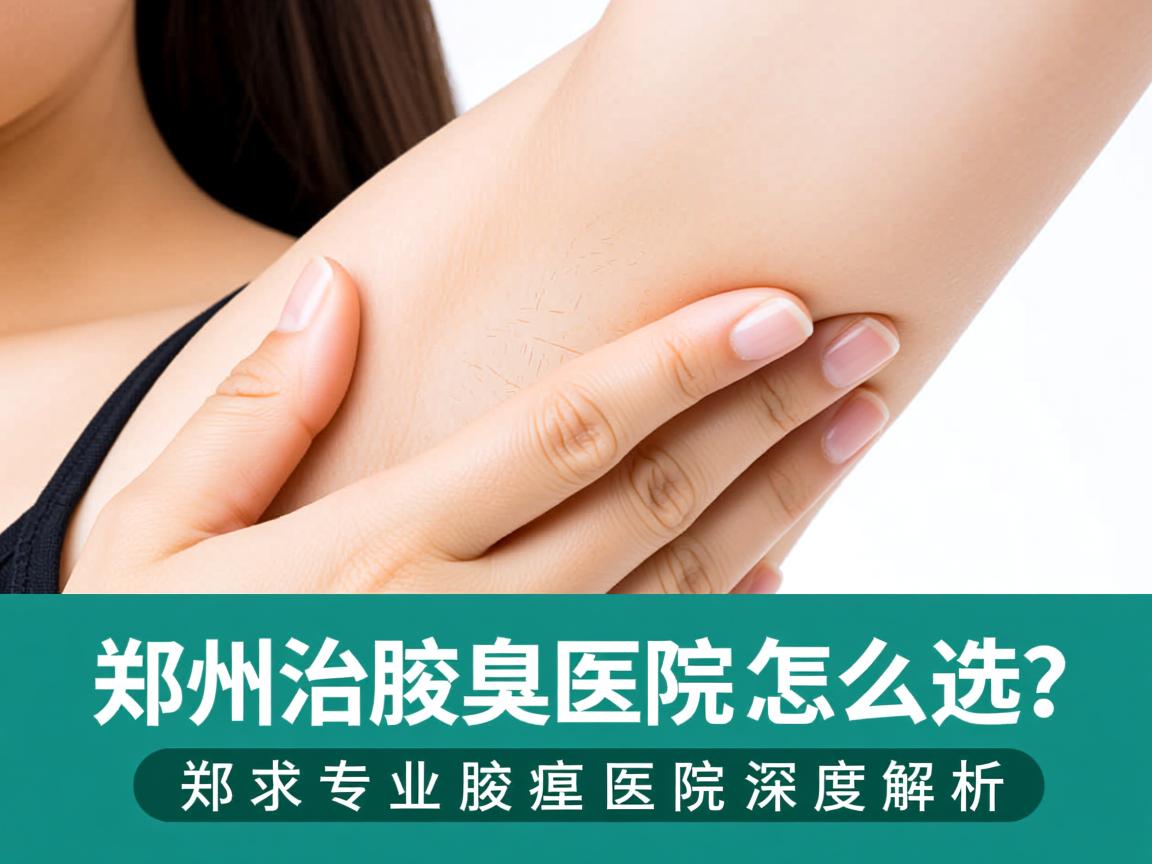 郑州治腋臭医院怎么选？郑州专业腋臭医院深度解析