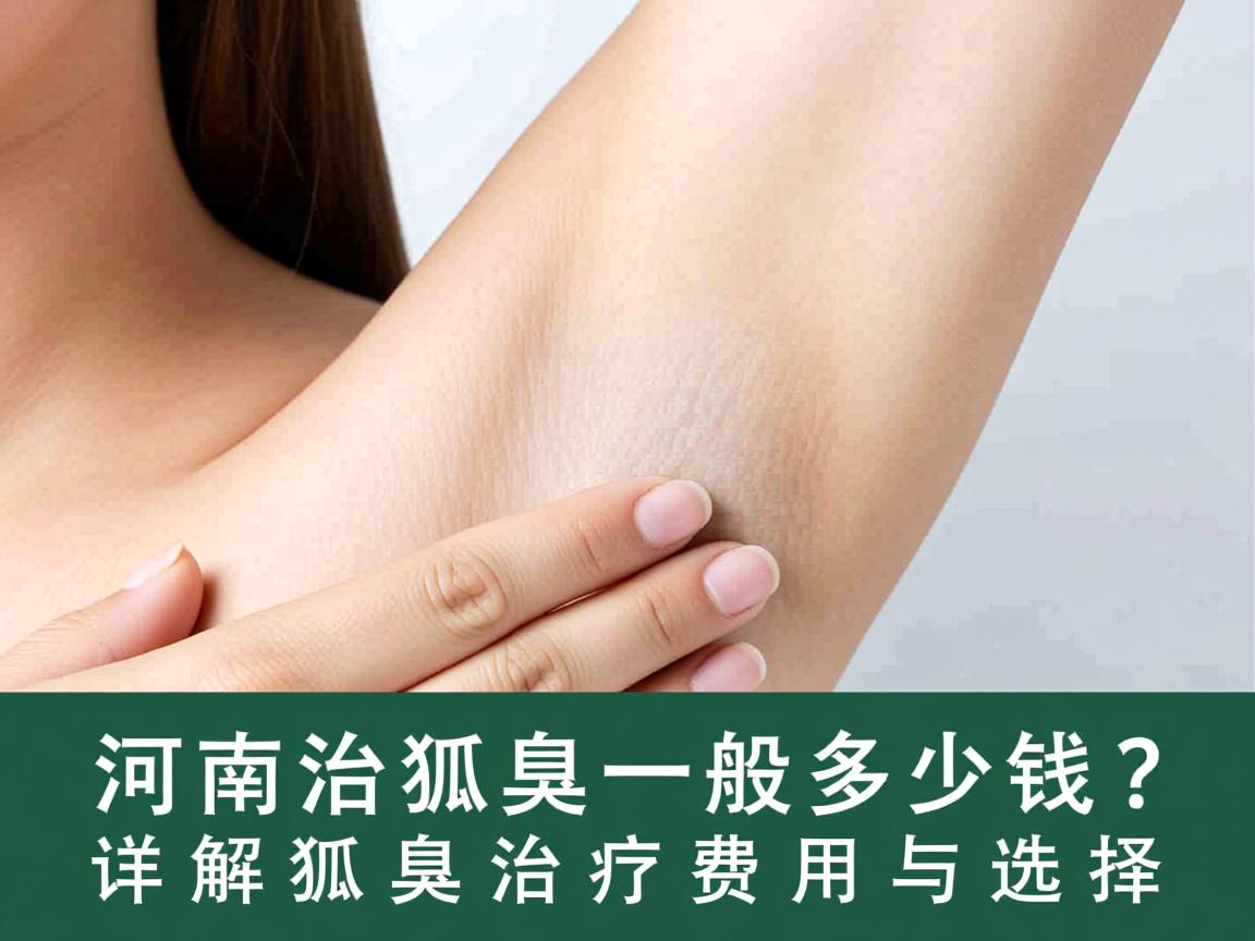 河南治狐臭一般多少钱？详解狐臭治疗费用与选择