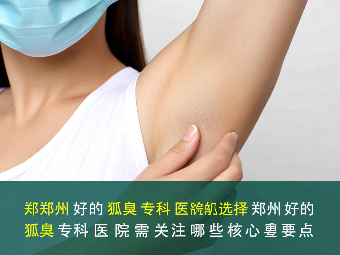 郑州好的狐臭专科医院，选择郑州好的狐臭专科医院需关注哪些核心要点