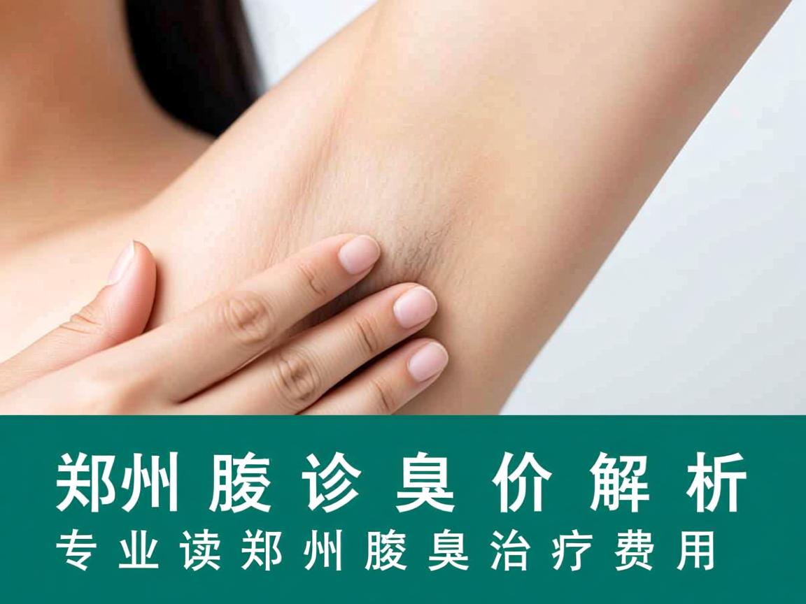 郑州腋臭诊疗价格解析，专业解读郑州腋臭治疗费用