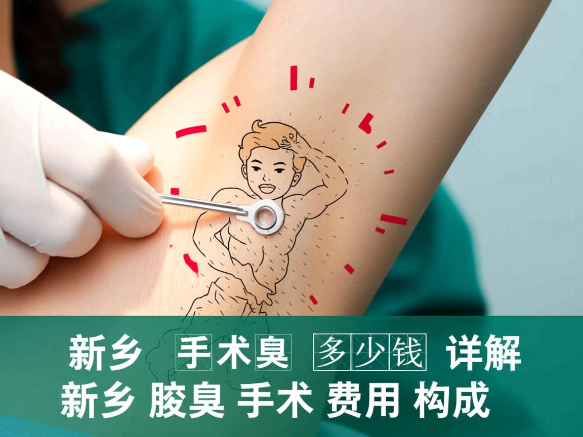 新乡腋臭手术多少钱？详解新乡腋臭手术费用构成