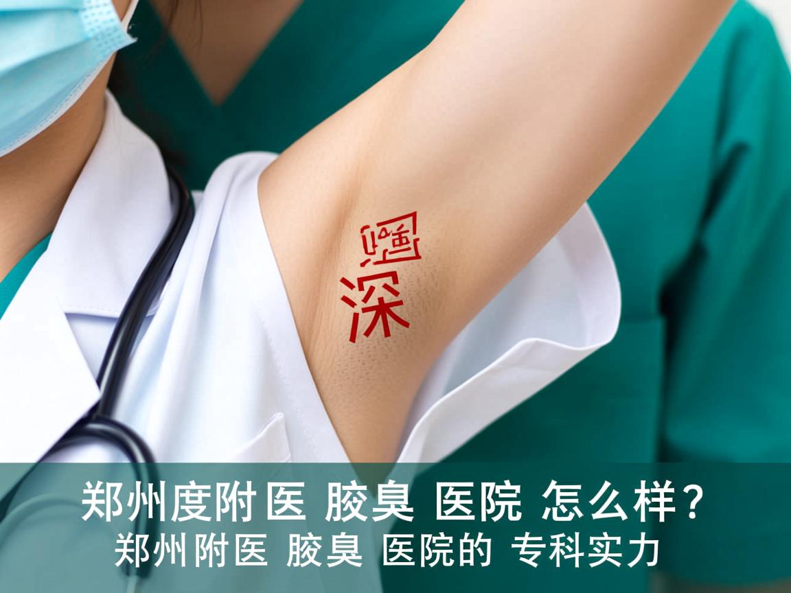 郑州附医腋臭医院怎么样？深度解析郑州附医腋臭医院的专科实力