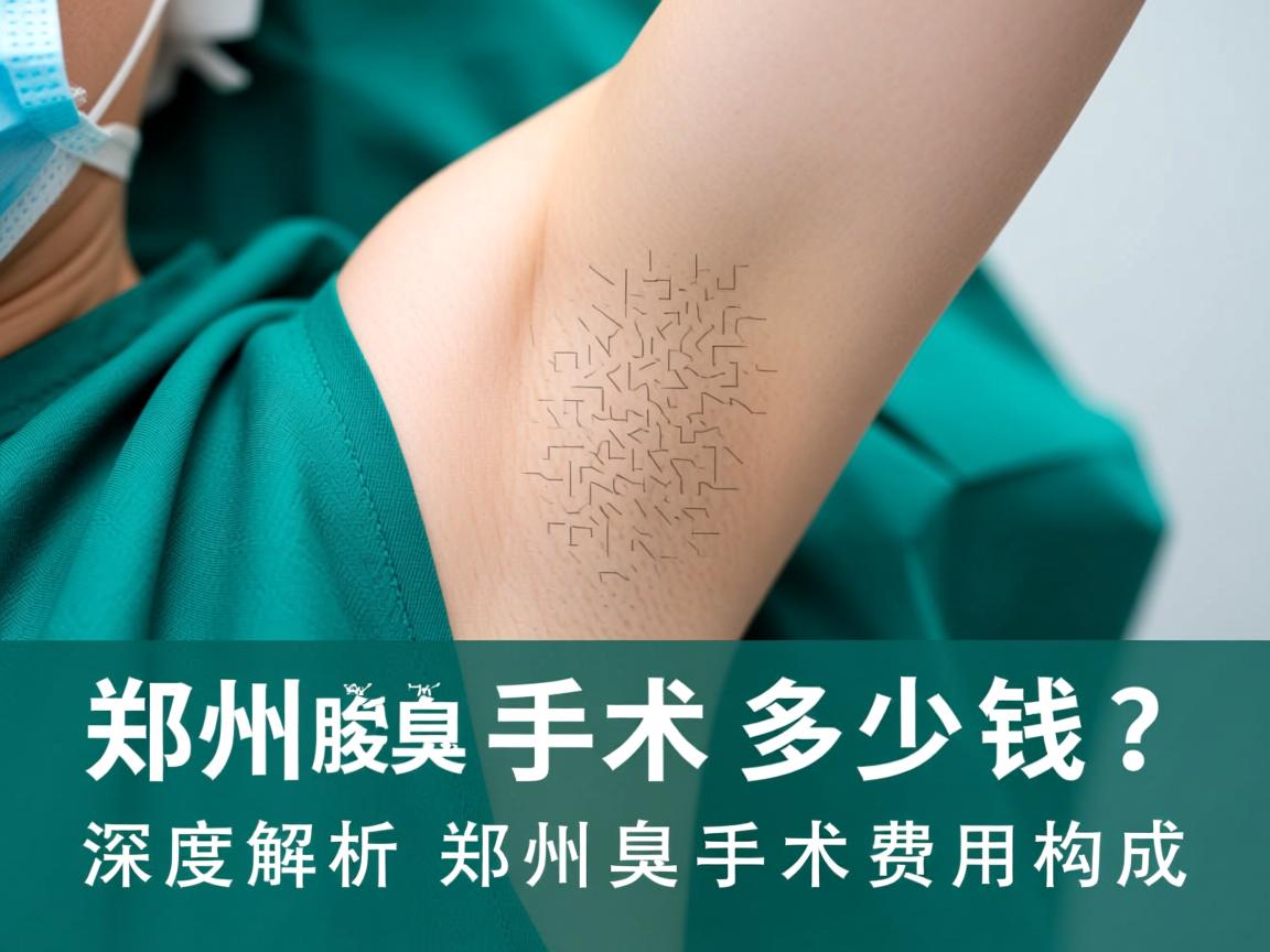 郑州腋臭手术多少钱？深度解析郑州腋臭手术费用构成