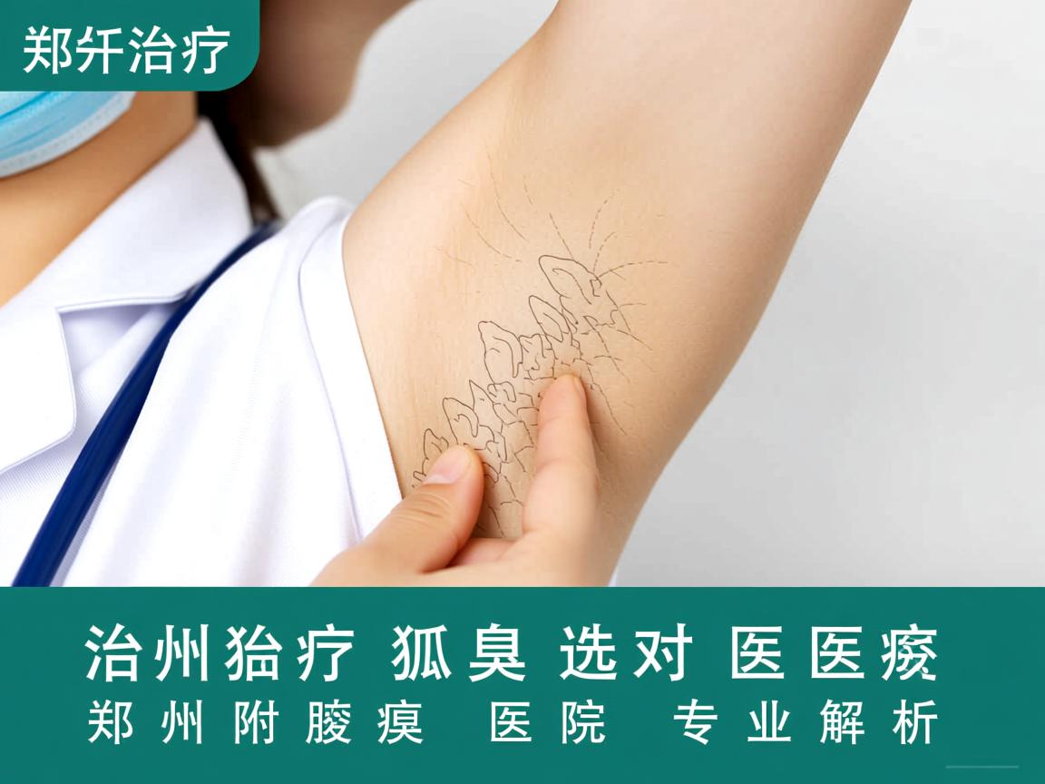 郑州治疗狐臭选对医院，郑州附医腋臭医院专业解析