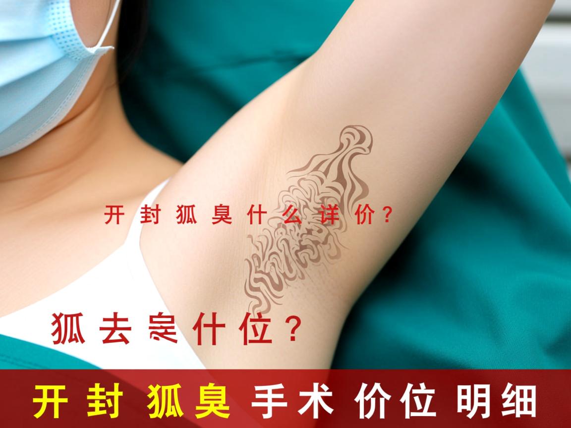 开封去狐臭什么价位？详解开封狐臭手术价位明细