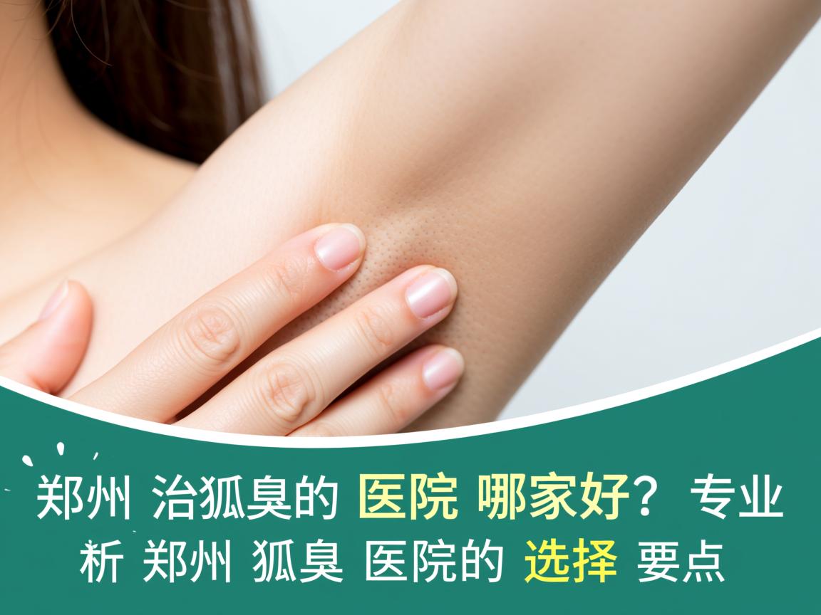 郑州治狐臭的医院哪家好？专业解析郑州狐臭医院的选择要点