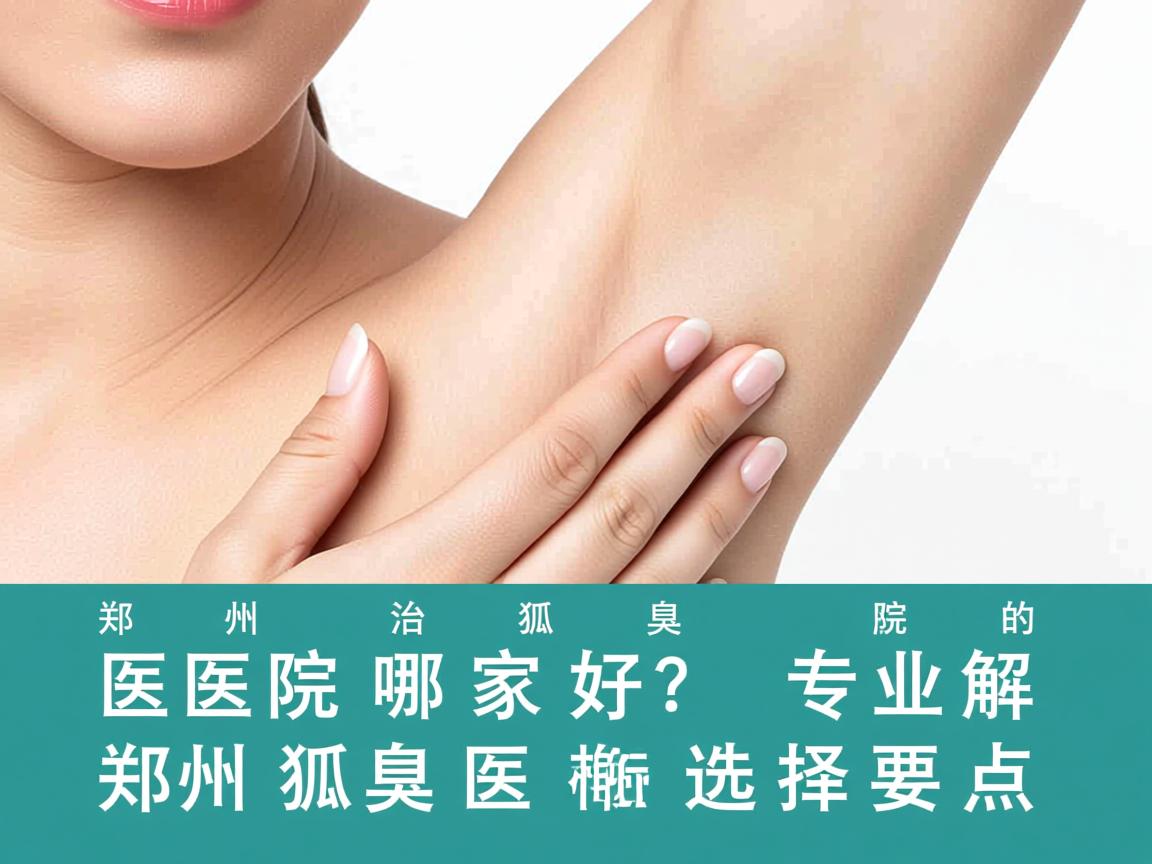 郑州治狐臭的医院哪家好？专业解析郑州狐臭医院的选择要点