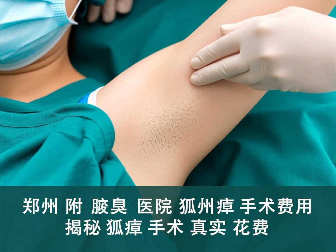 郑州附医腋臭医院解析，郑州狐臭手术费用，揭秘狐臭手术真实花费